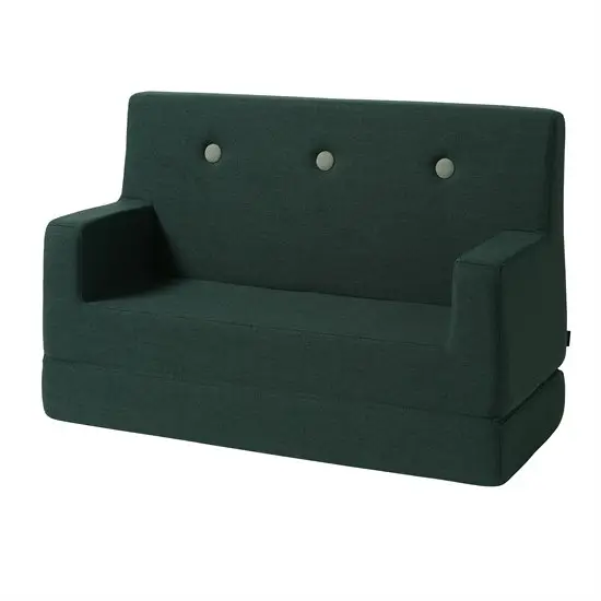 By KlipKlap børnesofa - KK Kids Sofa - Mørkegrøn - Deep Green