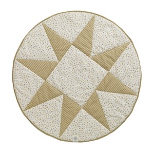 by KlipKlap - Quilt Star Legetæppe, Nougat