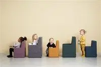 Børnestol fra by KlipKlap - Mustard /senneps gul