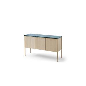Image of Skagerak - Jut kabinet - Eg/Marmor - Grøn