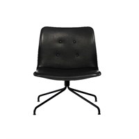 Bent Hansen - Primum Loungestol - Sort m. sort stel 