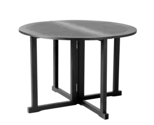 Cinas - Havebord - Butterfly rundt bord Ø110cm mat sort