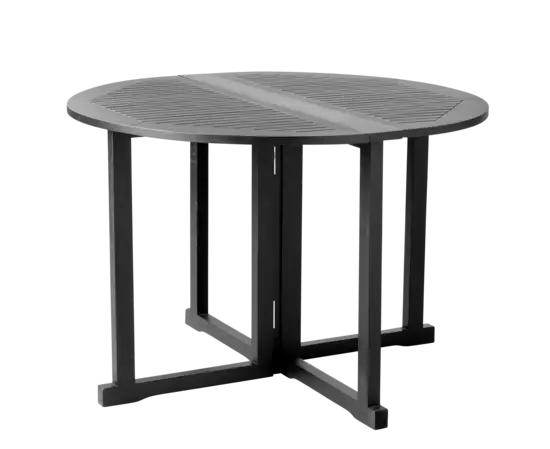 Cinas - Havebord - Butterfly rundt bord Ø110cm mat sort
