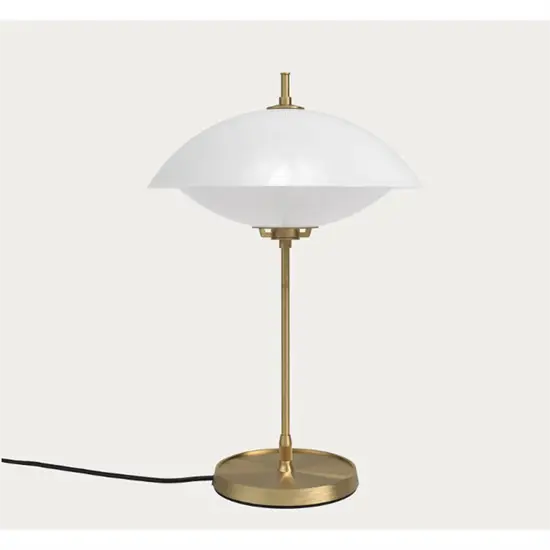 Fritz Hansen - Bordlampe - Clam - Opal/Messing - Ø33