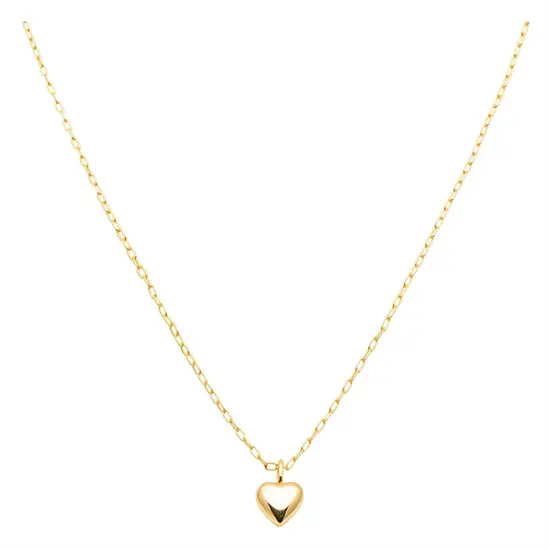 LULU Copenhagen - Halskæde - Classic Heart - Forgyldt 