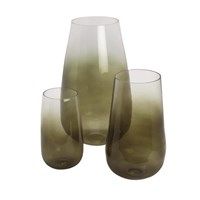 A.U Maison - Glas Vase, Cocoon - Mos grøn - 12x22 cm. 