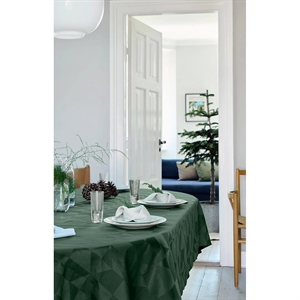 Compliments - Dug - Wind Damask 140x370 cm - Skovgrøn