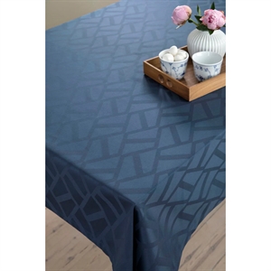 Compliments - Dug - Ice Damask 140x370 cm - Blå