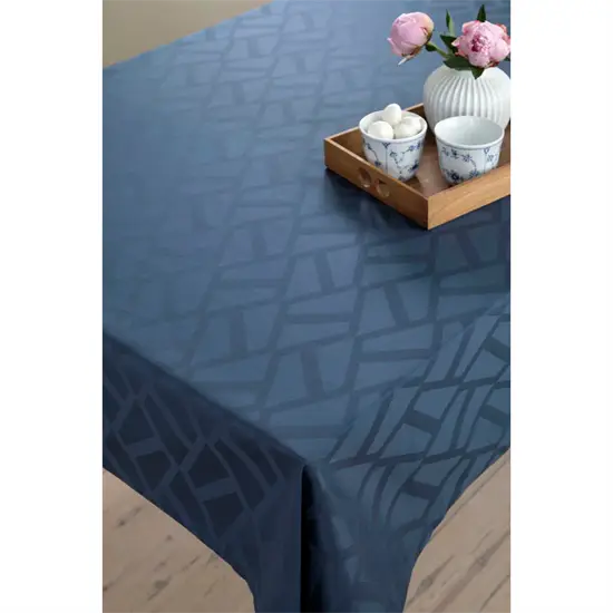 Compliments - Dug - Ice Damask 160x370 cm - Blå