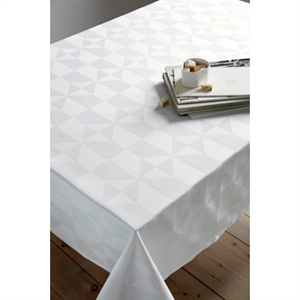 Compliments - Dug - Wind Damask dia. 180 cm - Hvid