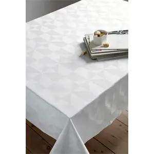 Compliments - Dug - Wind Damask 160x270 cm - Hvid