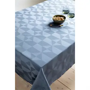 Compliments - Dug - Wind Damask 160x270 cm - Blå