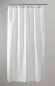 Compliments - Badeforhæng - Pine shower curtain w/eyelets 200 cm - Hvid