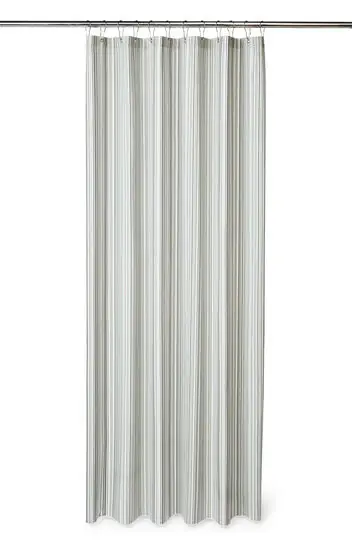 Compliments - Badeforhæng - Spectrum shower curtain w/eyelets 200 cm - Grøn