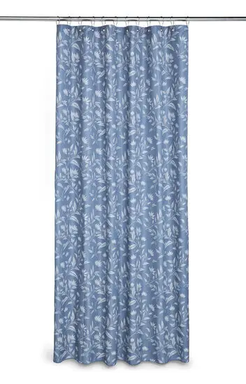 Compliments - Fuji shower curtain w/eyelets 200 cm  - Blå