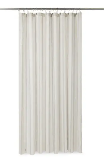 Compliments - Badeforhæng - Lumien shower curtain w/eyelets 220 cm - Sand