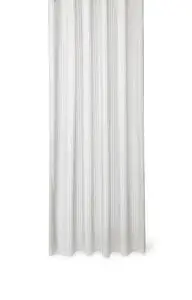 Compliments - Badeforhæng - Lines shower curtain w/tape 200 cm - Lys grå