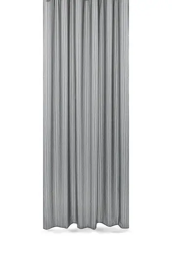 Compliments - Badeforhæng - Lines shower curtain w/tape 200 cm - Grå