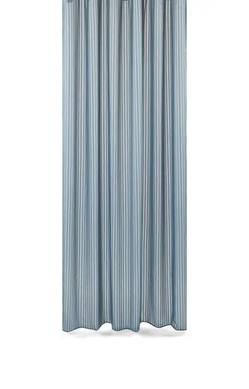 Compliments - Badeforhæng - Lines shower curtain w/tape 220 cm - Sea blue