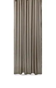 Compliments - Badeforhæng - Lines shower curtain w/tape 220 cm - Brun