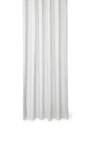 Compliments - Badeforhæng - Lines shower curtain w/tape 220 cm - Mørk blå