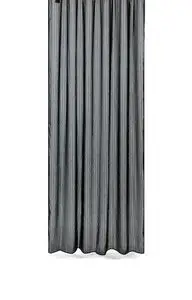 Compliments - Badeforhæng - Lines shower curtain w/tape 220 cm - Sort