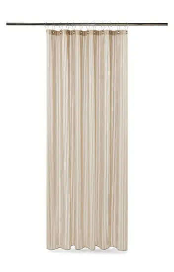 Compliments - Badeforhæng - Lines shower curtain w/eyelets 220 cm - Linen