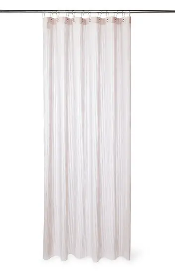 Compliments - Badeforhæng - Lines shower curtain w/eyelets 220 cm - Rose