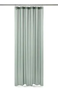 Compliments - Badeforhæng - Lines shower curtain w/eyelets 220 cm - Støvet grøn