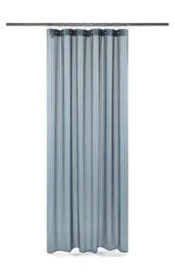 Compliments - Badeforhæng - Lines shower curtain w/eyelets 220 cm - Sea blue