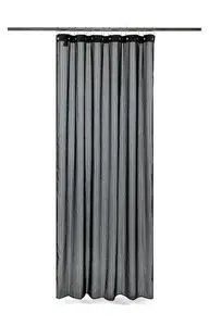 Compliments - Badeforhæng - Lines shower curtain w/eyelets 220 cm - Sort