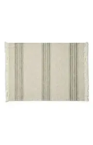 Compliments - Dækkeserviet - Arles Place Mat 36x50 cm w/fringes - 2 Pack - Grøn