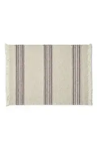Compliments - Dækkeserviet - Arles Place Mat 36x50 cm w/fringes - 2 Pack - Plum