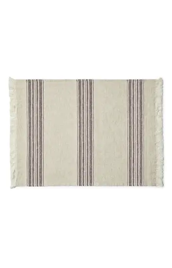 Compliments - Dækkeserviet - Arles Place Mat 36x50 cm w/fringes - 2 Pack - Plum
