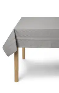 Compliments - Dug - Tile Damask Table Cloth 150x 250 cm - Sølv grå
