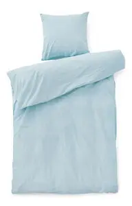 Compliments - Sengetøj - Stone Bed Linen 140x200/60x63  cm - Sky blue