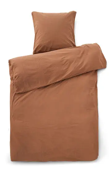 Compliments - Sengetøj - Stone Bed Linen 140x200/60x63  cm - Brun