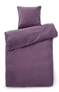 Compliments - Sengetøj - Stone Bed Linen 140x200/60x63  cm - Plum