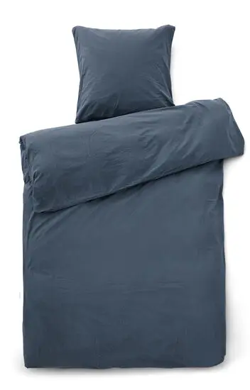 Compliments - Sengetøj - Stone Bed Linen 140x220/60x63 cm - Mørk blå