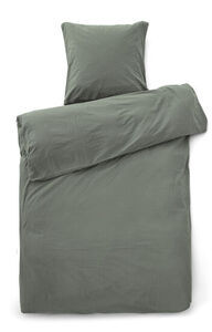 Compliments - Sengetøj - Stone Bed Linen 200x200/60x63 (2) cm - Mørk grå