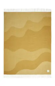 Compliments - Plaid - Waves Throw - 140x200 cm - Mustard