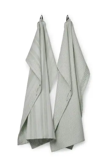 Compliments - Viskestykke - Mount Tea Towels 50x70 cm - 2 pack - Grøn