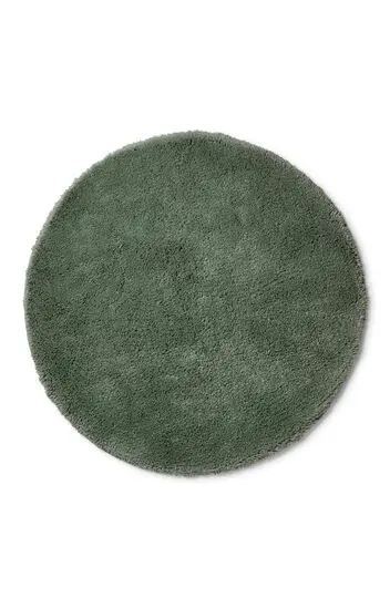Compliments - Bademåtte - Loop Bath Mat dia. 75 cm - Skovgrøn