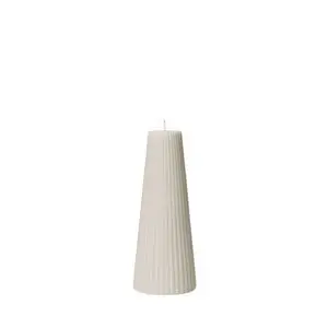 Cozy Living - Hyggelig Candle Grooved Trapez - LYS STEN - 40h