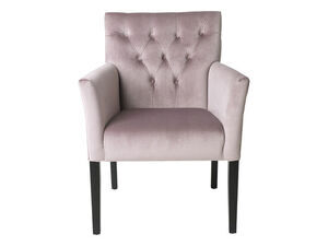 Cozy Living - Stol - Sander Spisestuestol - Fløjl - OLD ROSE*