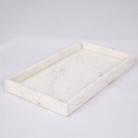 Bahne - BAKKE MARMOR HVID 40x22 CM