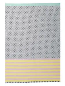 Miss Etoile - ME Viskestykke gule.sorte prikker