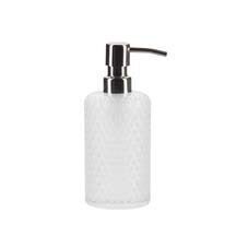 Bahne - Glas Lotion pumpe klar med sølv hoved