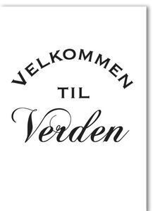 Bahne - Card Velkommen til verden