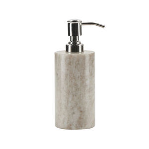 Bahne - Sæbedispenser cylinder beige marmor